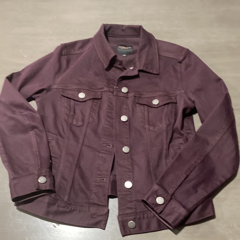 Liverpool Dark purple denim jacket S - Picture 5 of 11